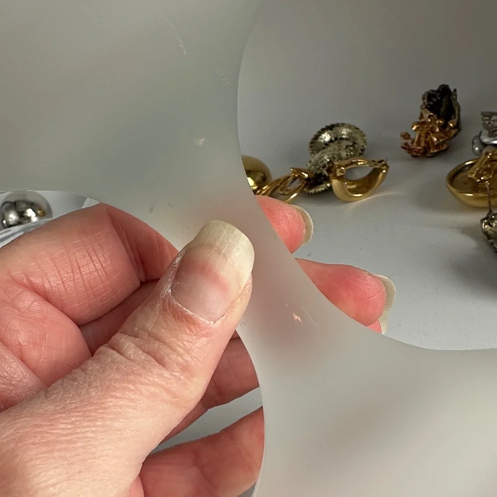 Frosted Glass fairy light (bottom only) satin
